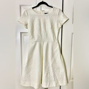 Just… Taylor White Patterned Dress (2)
